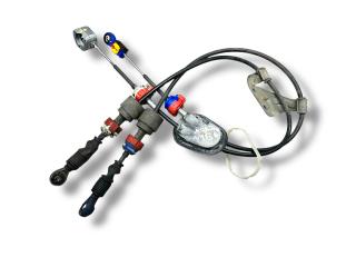 трос кулисы КПП Nissan Qashqai J10 [рестайлинг] J10 2011, 1.5 л., DCi, K9K 430, дизель, 6МКПП, alizarin crimson / naj, внедорожник 5 дв., передний привод, правый руль, 34413-JD22A