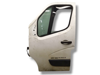 дверь передняя левая Renault Master 3 поколение 2011, 2.3 л., DCi, M9T 670, дизель, 6МКПП, blanc glacier / 389, микроавтобус, передний привод, правый руль, 801017005R
