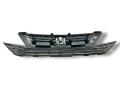 решетка радиатора Honda CR-V 3 поколение RE6 2008, 2.2 л., cTDi, N22A2, дизель, 6МКПП, nighthawk black / b92p, внедорожник 5 дв., полный привод, правый руль, 71121-SWW-G0 - фото №5