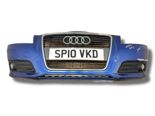бампер передний Audi A3 8P [2-й рестайлинг] 2009, 1.6 л., TDi, CAYC, дизель, 5МКПП, arubablau / lx5v, хетчбэк 3 дв., передний привод, правый руль