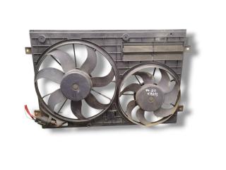 вентилятор радиатора Volkswagen Golf 5 поколение 2004, 2.0 л., TDi PD, BKD, дизель, 6МКПП, reflex silver / la7w, хетчбэк 5 дв., передний привод, правый руль, 1K0121207G