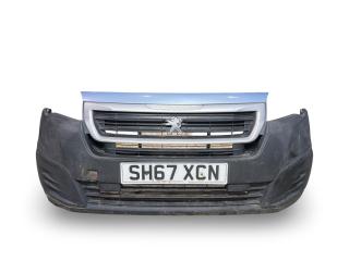 бампер передний Peugeot Partner 2 поколение (B9) [2-й рестайлинг] B9 2018, 1.6 л., HDi, BHY (DV6FD), дизель, 5МКПП, blanc banquise / ewp, фургон, передний привод, правый руль