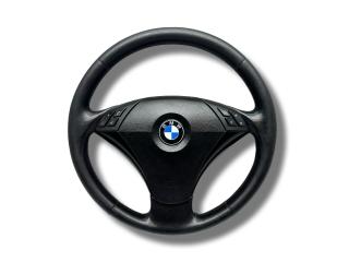 руль BMW 5 серия E60/E61 E60 2006, 2.0 л., D, M47 D20 (204D4), дизель, АКПП, black saphir / 475, седан, задний привод, правый руль