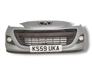 бампер передний Peugeot 207 1 поколение [рестайлинг] 2009, 1.4 л., i, KFT (TU3AE5), бензин, 5МКПП, bleu inari / kgz, хетчбэк 5 дв., передний привод, правый руль