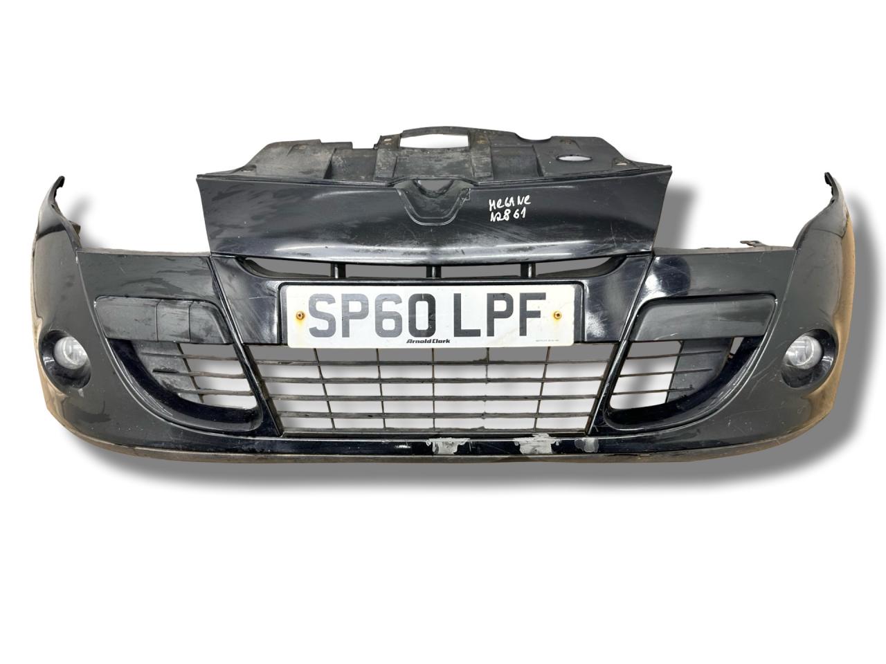 бампер передний Renault Megane 3 поколение 2010, 1.6 л., i, K4M 858, бензин, 6МКПП, noir, хетчбэк 3 дв., передний привод, правый руль - фото №1