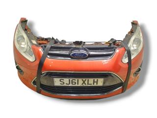 передняя часть (ноускат) Ford C-Max 2 поколение 2011, 1.6 л., TDCi, T1DA, дизель, 6МКПП, mars red / ka, минивэн, передний привод, правый руль, AM51-8B041-AH, AM51-17762-AC, AM51-13W029-BF, AM51-13W030-BF, 8V61-8C607-EE, 8V61-8005-CA, 8V61-9L440-CE