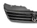 решетка радиатора Volkswagen Passat B7 2012, 1.6 л., TDi, CAYC, дизель, 6МКПП, deepblack / lc9x, седан, передний привод, правый руль, 3AA853651, 3AA853653 - фото №2