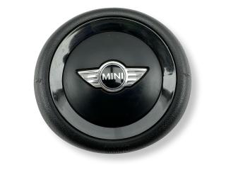 подушка безопасности водителя Mini Cooper 2 поколение [рестайлинг] R56 2013, 1.6 л., D, N47 C16 A, дизель, 6МКПП, lightning blue, хетчбэк 3 дв., передний привод, правый руль, 679137205