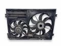 вентилятор радиатора Volkswagen Golf 6 поколение 2009, 2.0 л., TDi, CBAB, дизель, 6МКПП, deepblack / lc9x, хетчбэк 5 дв., передний привод, правый руль, 1K0121207BC, 1K0121205AD - фото №2