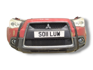 передняя часть (ноускат) Mitsubishi ASX 1 поколение 2011, 1.8 л., DiD, 4N13, дизель, 6МКПП, red / p26, внедорожник 5 дв., полный привод, правый руль, 6400D427, 6400D185, 8301B589, 8301B590