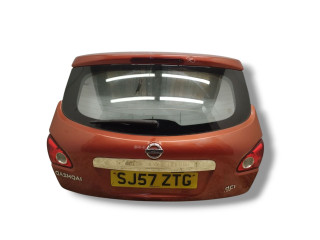 крышка багажника (дверь 3-5) Nissan Qashqai 1 поколение J10 2007, 1.5 л., DCi, K9K 292, дизель, 6МКПП, fired iron / a52, внедорожник 5 дв., передний привод, правый руль, K0100-JD9MC