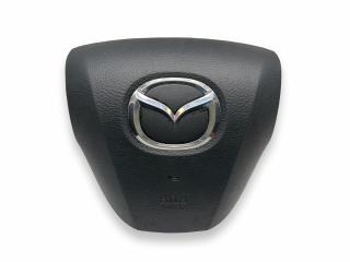 подушка безопасности водителя Mazda 3 BL 2009, 2.0 л., i, LFZB, бензин, 6МКПП, black / 16w, седан, передний привод, правый руль, BBP3-57-K00D-02