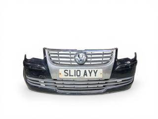 бампер передний Volkswagen Touran 1 поколение [рестайлинг] 2010, 2.0 л., TDi PD, BKD, дизель, 6МКПП, deepblack / lc9x, минивэн, передний привод, правый руль, 1T0807217H