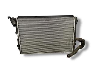 радиатор (основной) SEAT Leon 2 поколение [рестайлинг] 2012, 1.6 л., TDi, CAYC, дизель, 5МКПП, monsun grey / lx7r, хетчбэк 5 дв., передний привод, правый руль, 1K0121251DD