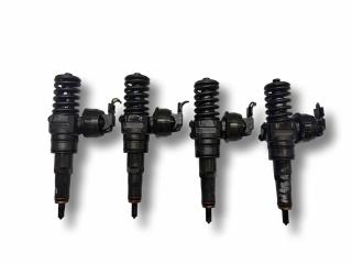 форсунка Volkswagen Passat B6 2008, 2.0 л., TDi PD, BKP, дизель, 6МКПП, reflex silver / la7w, универсал, передний привод, правый руль, 038130073AG, 0414720215