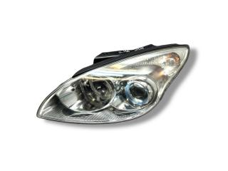 фара левая Hyundai i30 1 поколение FD 2007, 1.4 л., MPI, G4FA, бензин, 5МКПП, steel gray / 9a, хетчбэк 5 дв., передний привод, правый руль, 92101-2L040