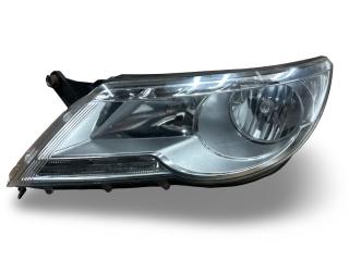 фара левая Volkswagen Tiguan 1 поколение 2008, 2.0 л., TDi, CBAB, дизель, 6МКПП, catalina blue / ld5n, внедорожник 5 дв., полный привод, правый руль, 5N2941031G, 1ED247038-03