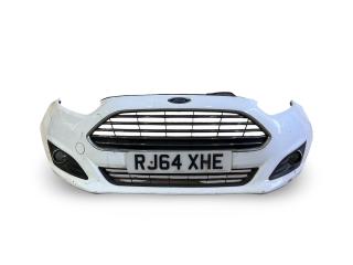 бампер передний Ford Fiesta 6 поколение [рестайлинг] 2015, 1.0 л., i, SFJA, бензин, 5МКПП, frozen white, хетчбэк 3 дв., передний привод, правый руль, 2009050, C1BB-17757-ABXUAA