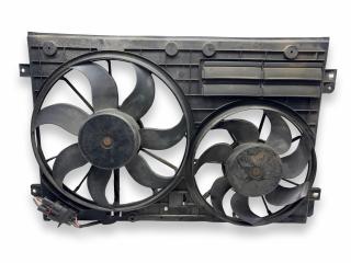 вентилятор радиатора Volkswagen Golf 6 поколение 2009, 2.0 л., TDi, CBAB, дизель, 6МКПП, deepblack / lc9x, хетчбэк 5 дв., передний привод, правый руль, 1K0121207BC, 1K0121205AD