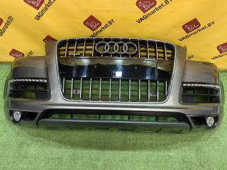 бампер передний Audi Q7 4L [рестайлинг] 2012, 3.0 л., дизель, 4L0807105K, 4L0863651G