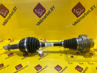 полуось передняя левая (приводной вал, ШРУС) Audi Q7 4L [рестайлинг] 2014, 3.0 л., дизель, 7P0407271C