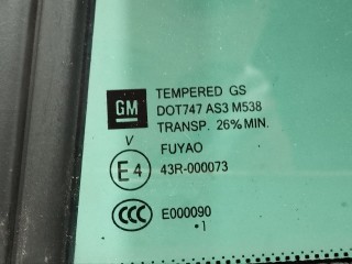 стекло двери задней левой Opel Insignia B [рестайлинг] 2023, 1.5 л., дизель, АКПП, универсал