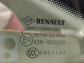 стекло кузовное боковое левое Renault Talisman 1 поколение 2017, 1.6 л., дизель, седан