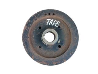 шкив коленвала Toyota Carina E 1 поколение T190 1997, 1.8 л., 7A-FE, бензин