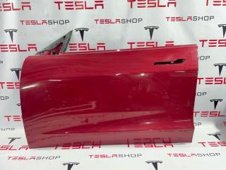 дверь передняя левая Tesla Model 3 1 поколение 2019, 1081421-E0-C, 1081439-S0-G