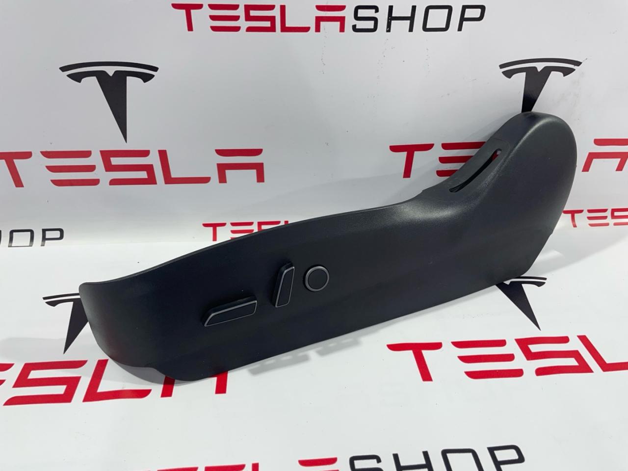 Накладка декоративная сиденья водителя Tesla Model Y 1 поколение 2020, 1088964-00-F, 1551854-01-A, 1097518-00-F - фото №1