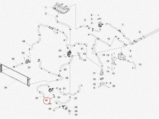 Насос охлаждающей жидкости (Помпа) Tesla Model S 1 поколение [рестайлинг] 2020, 1037327-00-F