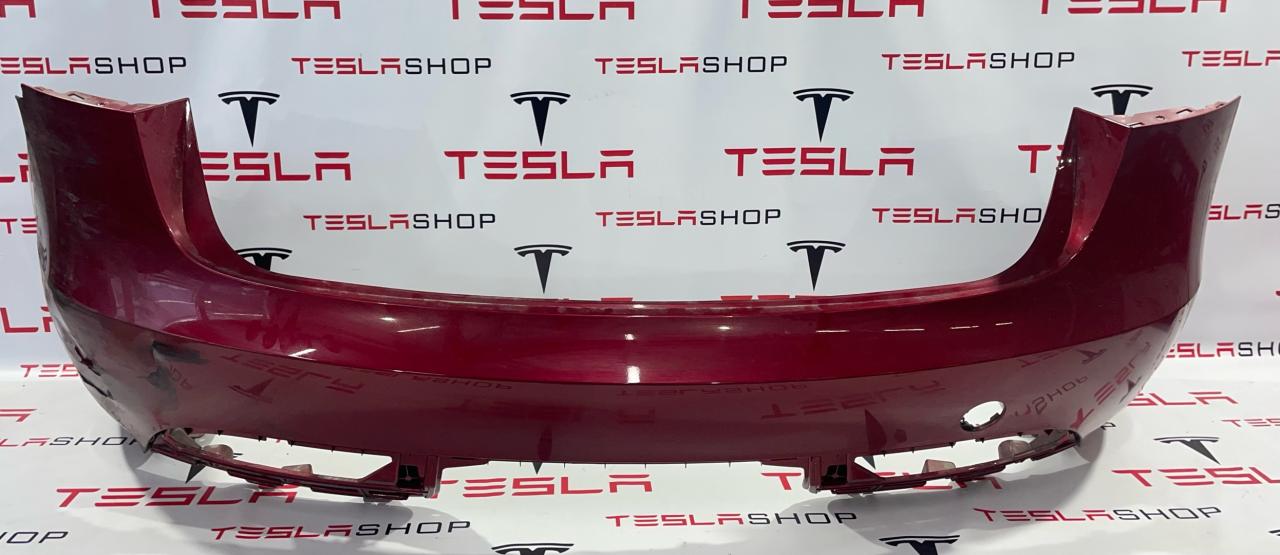 бампер задний Tesla Model 3 2 поколение 2024, 2013443-S0-D, 1582571-SC-C, 1582570-04-A - фото №1