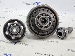 Двигатель (электромотор) Tesla Model S 1 поколение [рестайлинг] 2018, 1002633-01, 1062387-00, 1057980-00, 1025598-00