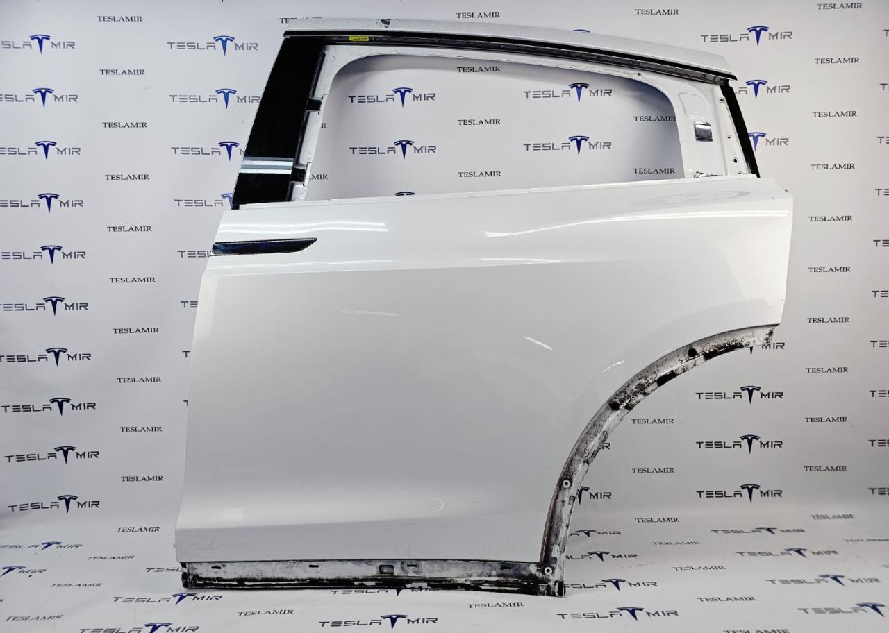 дверь задняя левая Tesla Model X 1 поколение 2018, 1627609-00, 1627605-00, 1032249-00, 1069537-E0 - фото №1