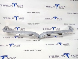 Накладка V-образная декоративная переднего гриля (птичка) Tesla Model S 1 поколение [рестайлинг] 2018, 1065233-00, 1056377-00