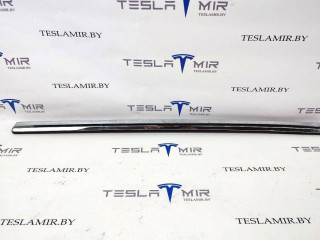 Молдинг двери (хром) передний левый Tesla Model S 1 поколение [рестайлинг] 2018, 1095786-00, 1038393-00