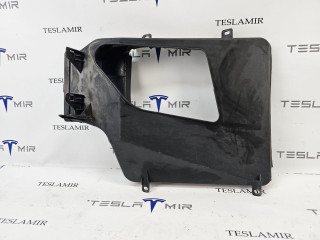 Воздуховод (дефлектор) радиатора (лопух) правый Tesla Model S 1 поколение [рестайлинг] 2018, 1058072-00, 1058024-00