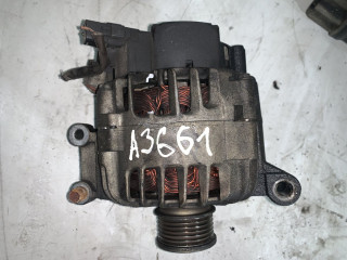 генератор Peugeot 207 1 поколение 2007, 1.6 л., МКПП, передний привод, TG12C059, V757651380, 757651380, 2605106A, 5705CZ, 9819187680