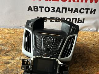 панель управления магнитолой Ford Focus 3 поколение CB8 2012, 1.6 л., VVT-i, PNDA, бензин, робот, panther black (metallic), хетчбэк 5 дв., передний привод, правый руль, AM5T-18B955-BG