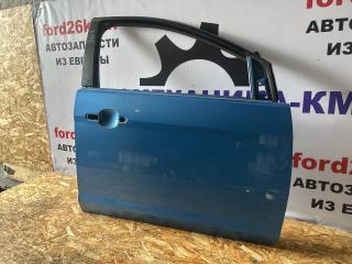дверь передняя правая Ford Focus 2 поколение [рестайлинг] CB4 2009, 1.6 л., i, SHDA, бензин, АКПП, голубой металик, хетчбэк 5 дв., передний привод, правый руль
