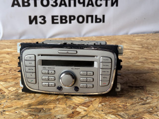 магнитола Ford Focus 2 поколение [рестайлинг] CB4 2009, 1.6 л., i, SHDA, бензин, АКПП, голубой металик, хетчбэк 5 дв., передний привод, правый руль, 8M5T-18C815-AC