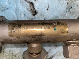 топливная рампа Audi A4 B6 2006, 3.0 л., ASB, дизель, АКПП, полный привод, 057130764F, 0281002854, 059130090AB, 059130089AB, 059130090AG, 059130758E, 059130241BP