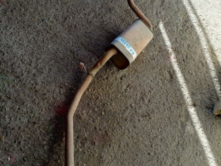 глушитель Ford Focus 2 поколение CB4 2008, 1.6 л., бензин, 1364172