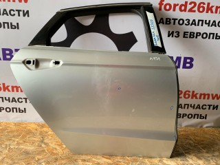 дверь задняя правая Ford Fusion (USA) 2 поколение [рестайлинг] 2018, 2.0 л., TPWA, бензин, АКПП, pn4ag0 - ingot silver metallic, седан, полный привод