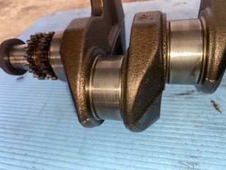 коленвал Ford Focus 2 поколение 2006, 1.8 л., QQDB, бензин, МКПП, передний привод, 1S7G-6303-CF