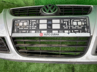 бампер передний Volkswagen Polo 4 поколение [рестайлинг] 2006, серебро, 6Q08007221C