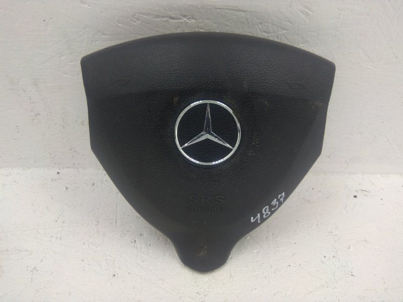 подушка безопасности водителя Mercedes-Benz A-Класс W169 2006, OM266.920, 1698600102 - фото №1
