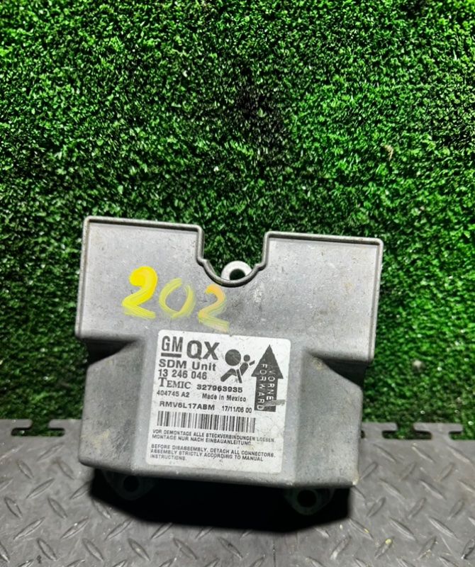 блок AirBag Opel Zafira 2 поколение (B) 2007, 13246046 - фото №1