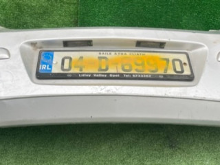 бампер задний Opel Astra H 2004, серебро