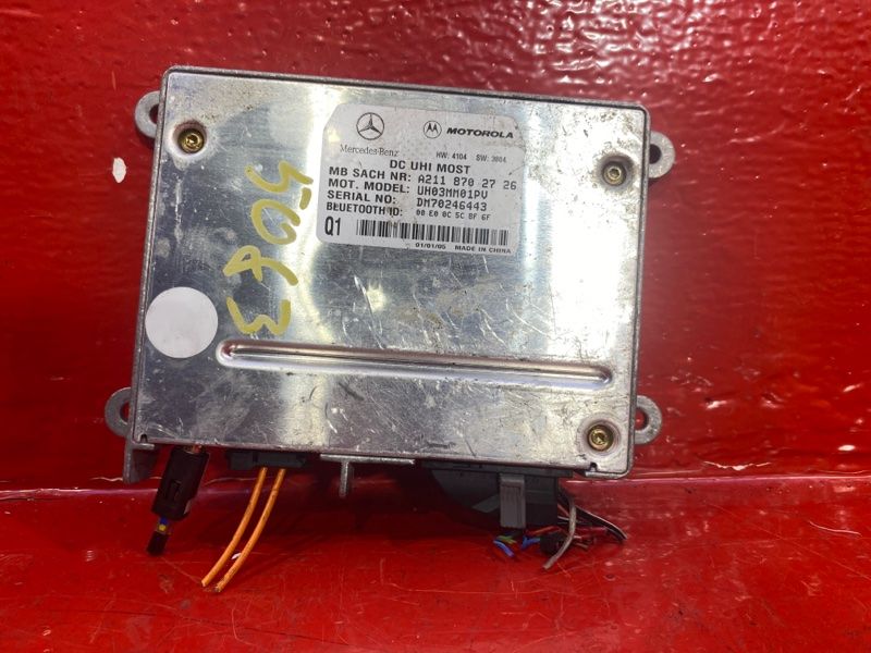 блок управления телефоном Mercedes-Benz E-Класс W211/S211 W211 2005, 2118702726 - фото №1